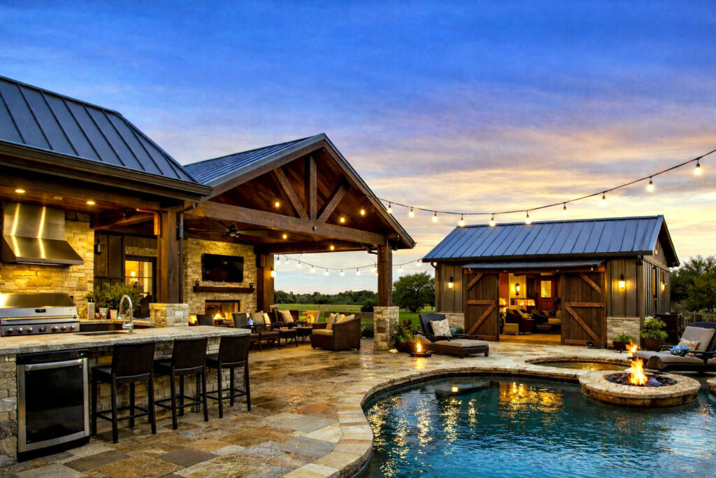 Barndominium Add-Ons Pool Houses, Porches, and Outdoor Kitchens